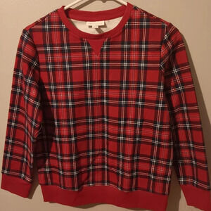 Charter Club Big Kids Windowpane Plaid Family Sweater